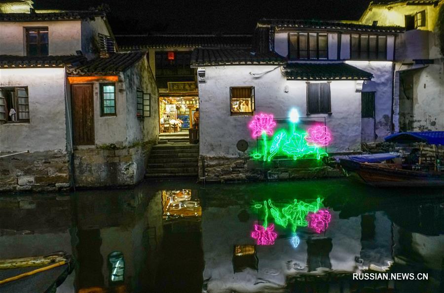 В древнем городке Чжоучжуан пройдет фестиваль фонарей двух берегов Тайваньского пролива