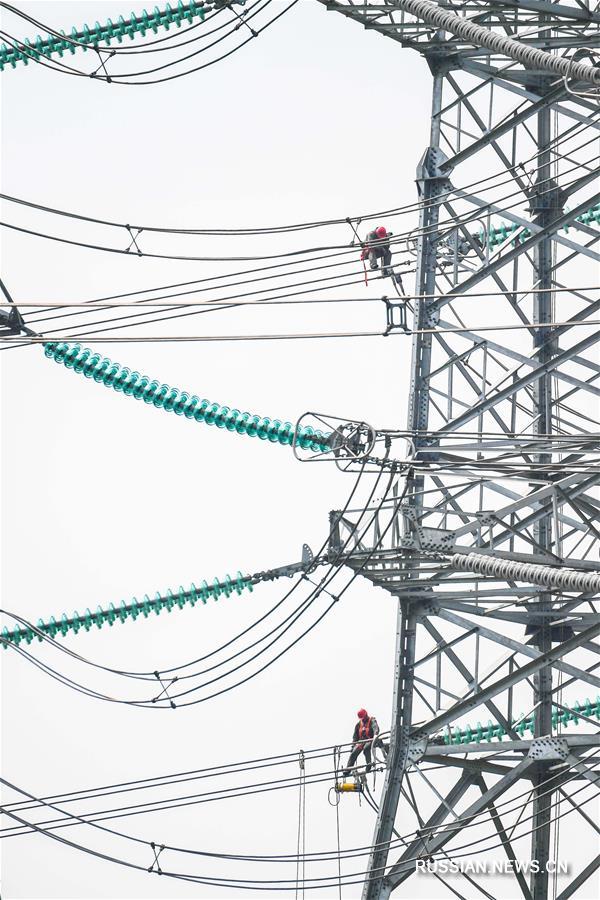 Первая ежегодная проверка ЛЭП постоянного тока Линчжоу -- Шаосин успешно стартовала