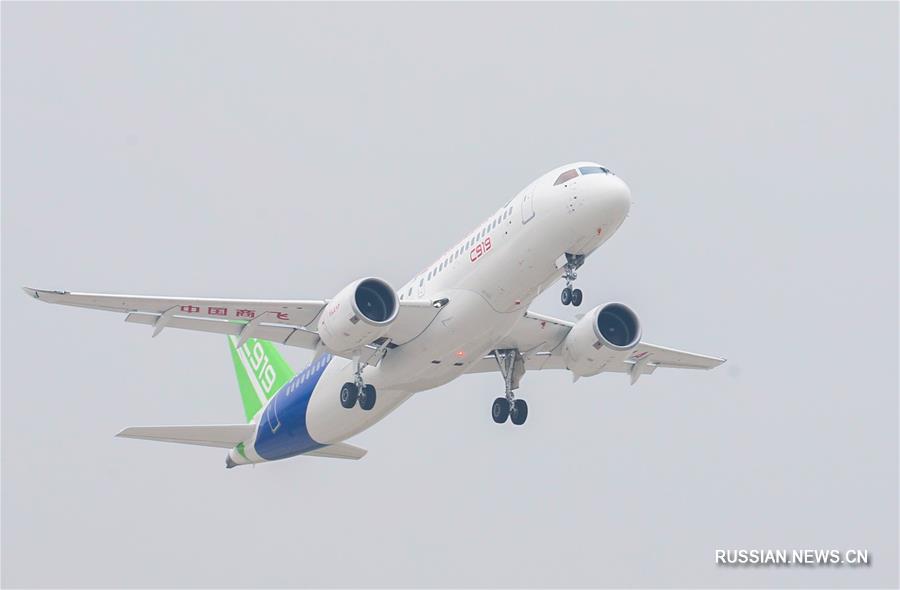 Китайские авиастроители получили 130 новых заказов на лайнер C919