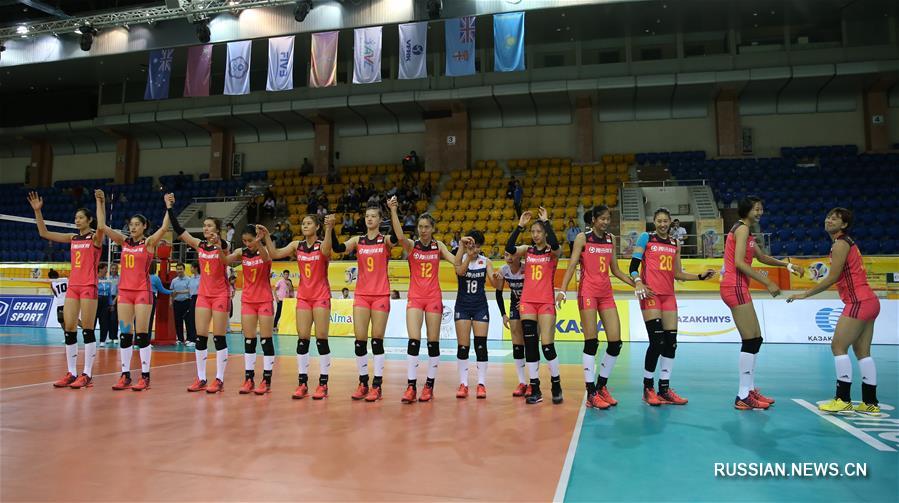 Волейбол -- Чемпионат мира -- 2018: женская сборная Китая разгромила команду Фиджи