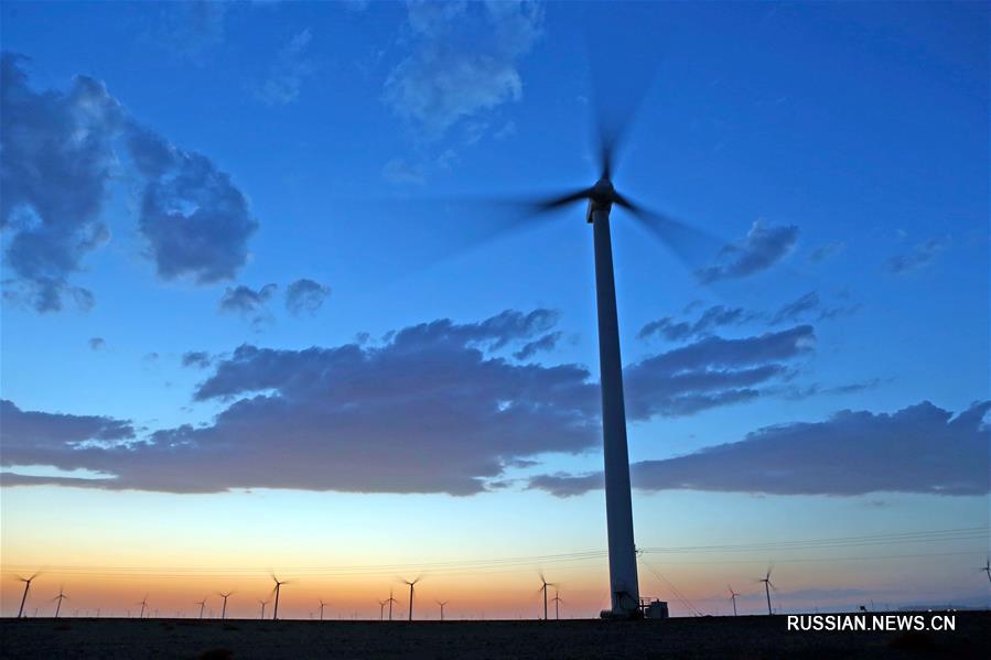 Энергия ветра на равнинах Синьцзяна