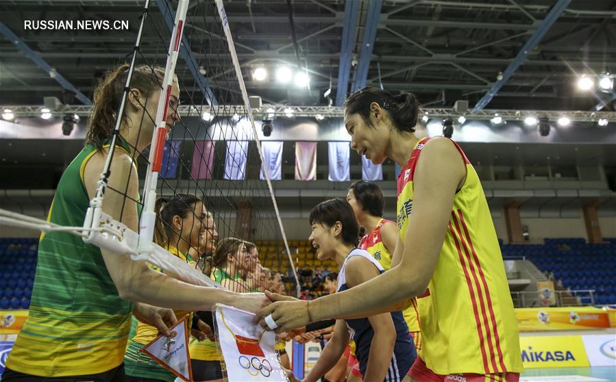 Волейбол -- Отборочный турнир к ЧМ-2018 среди женских команд: сборная Китая победила сборную Австралии