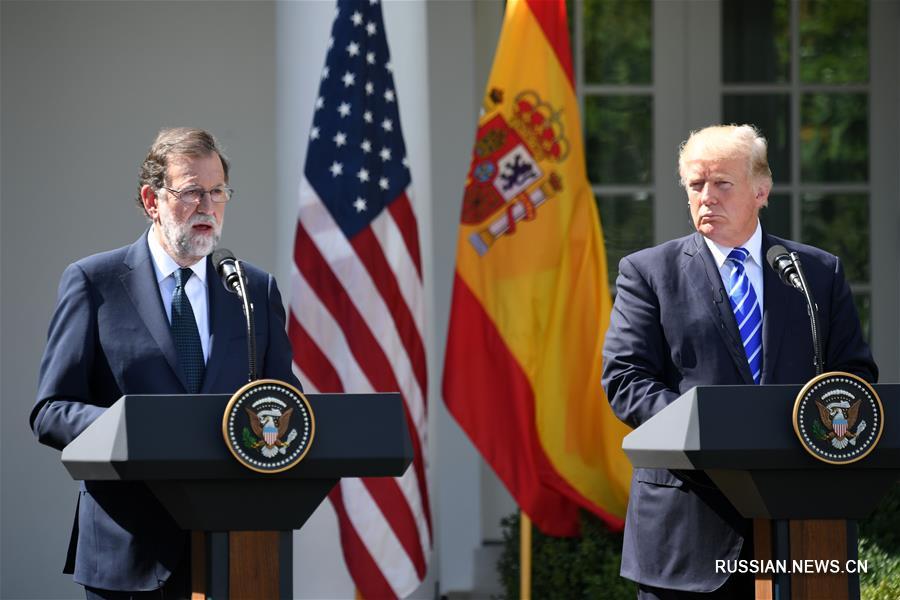 Д. Трамп встретился с премьер-министром Испании