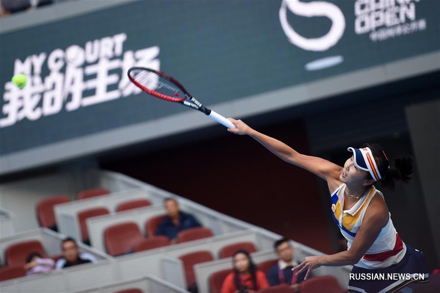 China Open 2017: Пэн Шуай победила Никулеску во втором круге теннисного турнира в  Пекине