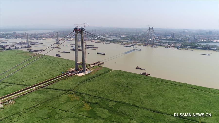 Экономическая зона бассейна Янцзы с высоты птичьего полета