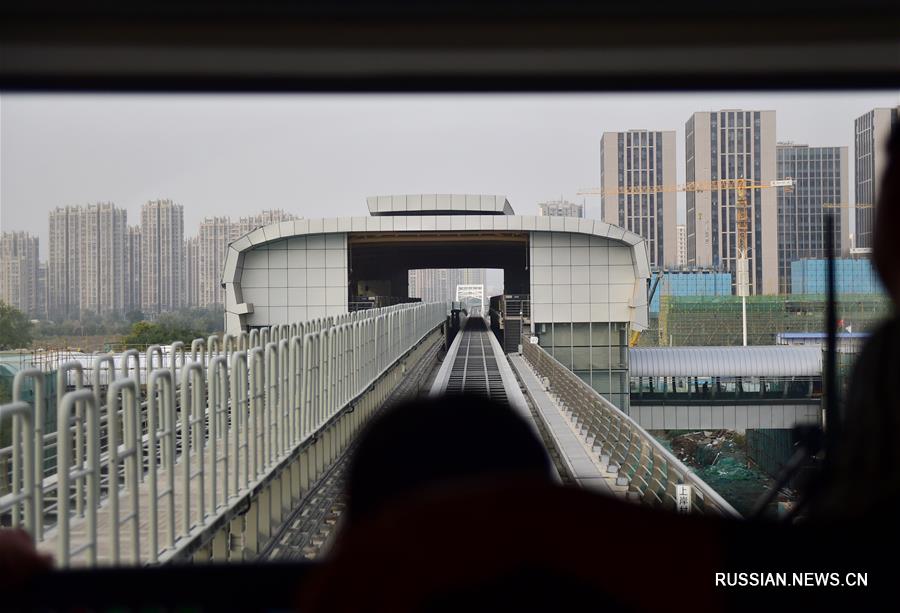 Первая в Пекине маглев-линия скоро будет пущена в тестовую эксплуатацию