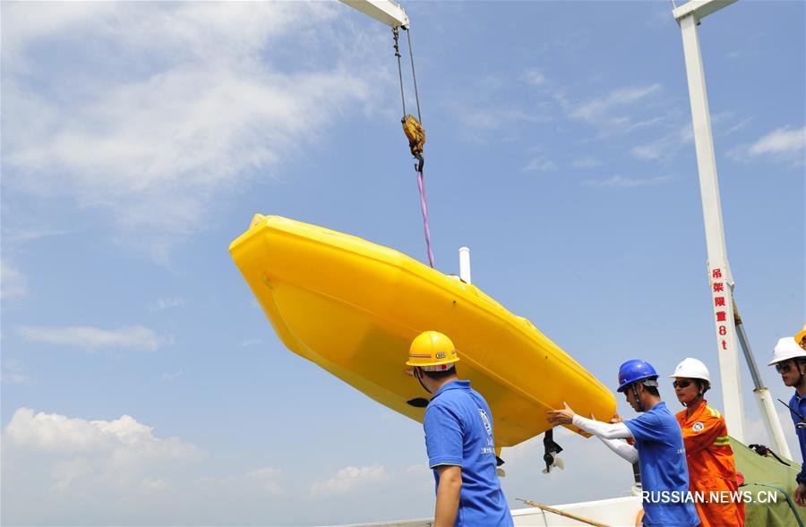 Китай впервые применил беспилотные катера для прибрежной геологоразведки