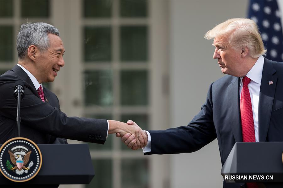 Премьер-министр Сингапура Ли Сянь Лун находится в США с визитом
