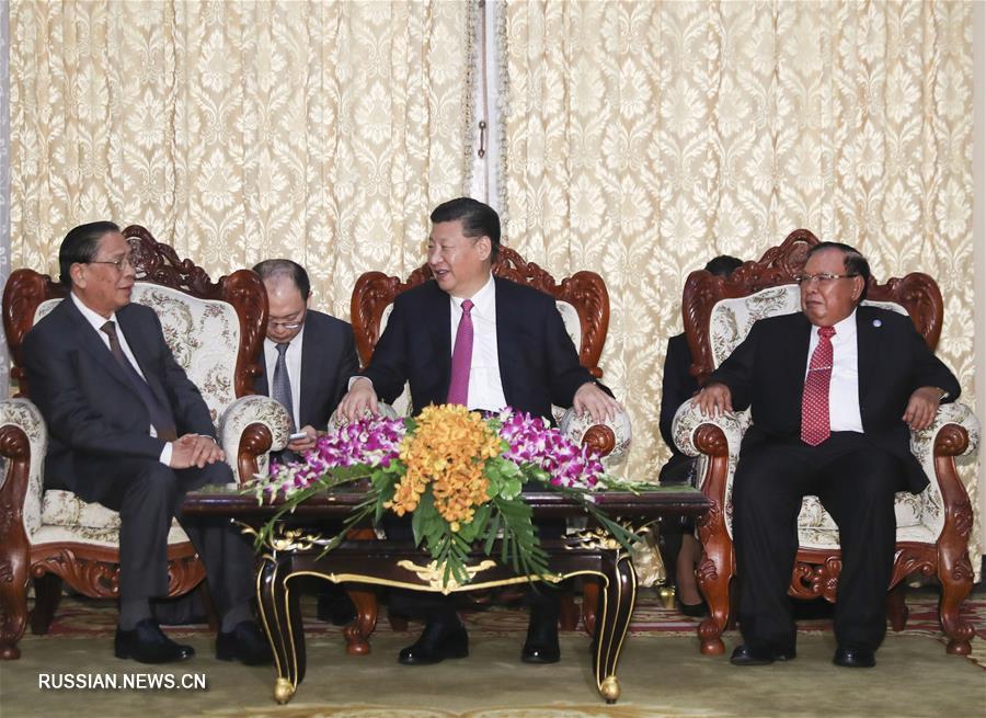 （请以此说明为准）（XHDW）（1）习近平会见老挝人民革命党中央委员会前总书记、前国家主席朱马里