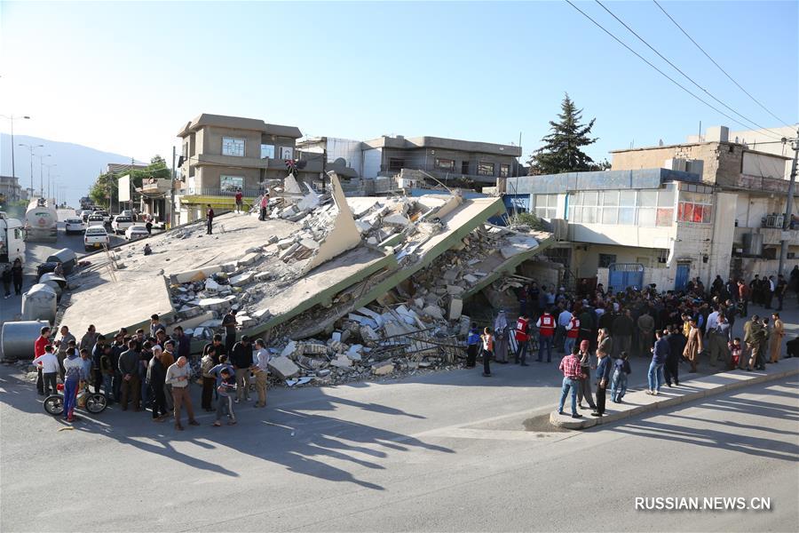 454 человека погибли в результате землетрясения на границе Ирака и Ирана