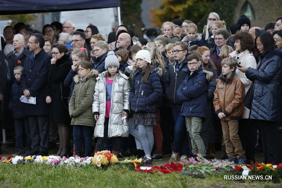 Открытие памятника китайским рабочим, погибшим в Бельгии в годы Первой мировой войны