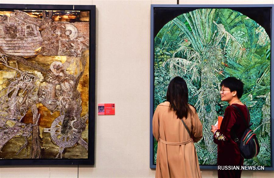 В Сямэне открылась Китайская выставка лаковой живописи-2017