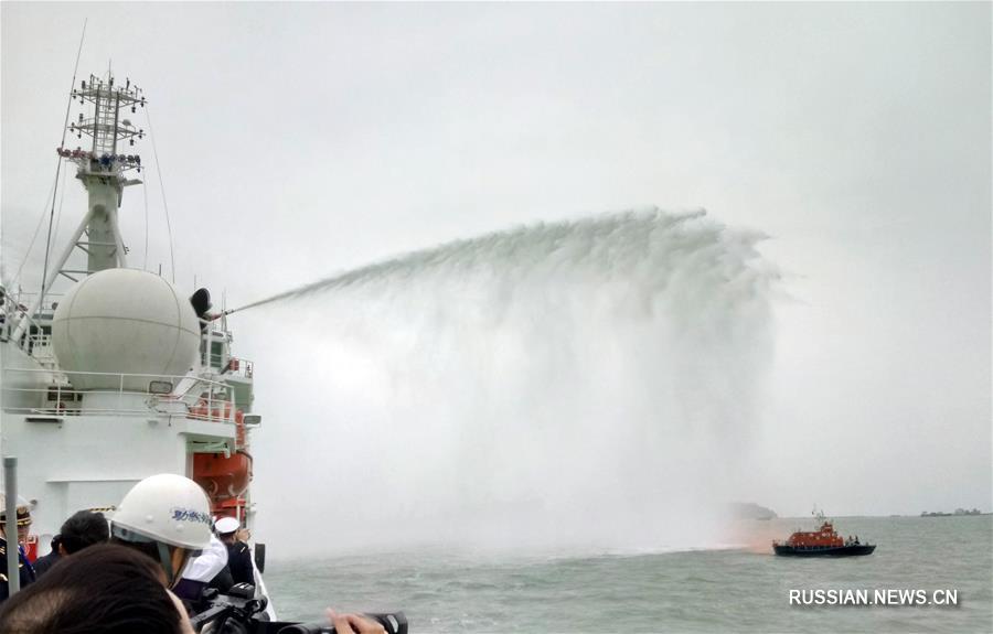 В Южном Китае прошли комплексные учения по использованию спасательно-подъемной системы  по быстрому реагированию на ЧС на море