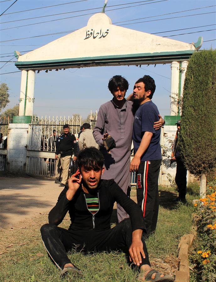 （国际）（4）巴基斯坦白沙瓦一培训学校遭枪击致9死35伤