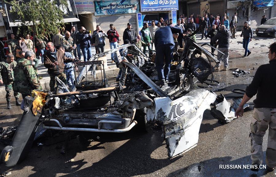 По меньшей мере 8 человек погибли в результате взрыва в сирийском городе Хомс