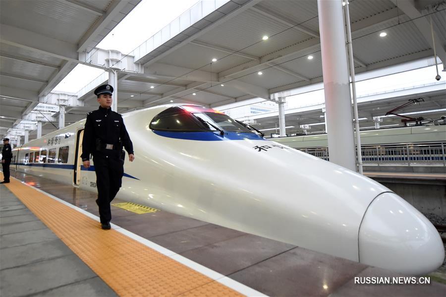 Открыто движение высокоскоростных поездов по маршруту Сиань -- Чунцин
