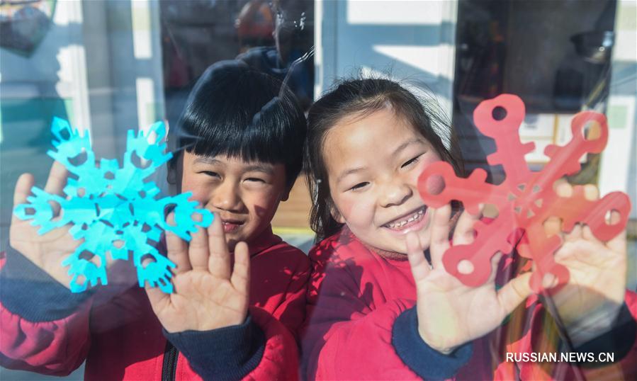 Малыши уезда Чансин знакомятся с народными обычаями на День зимнего солнцестояния
