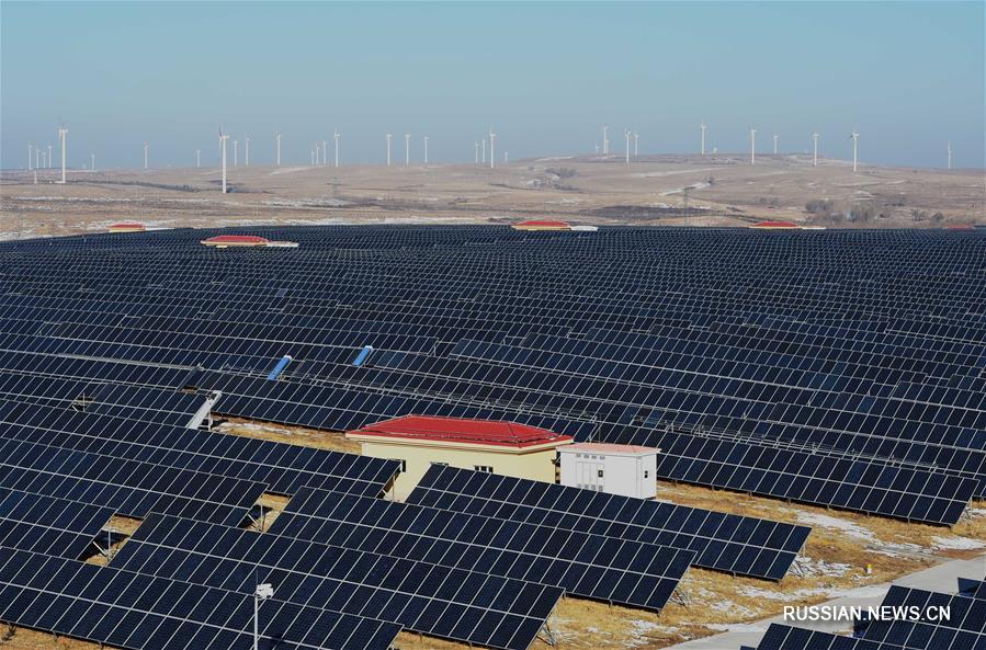 В Чжанцзякоу запущена электростанция на новых источниках энергии с функцией виртуального синхронного генерирования