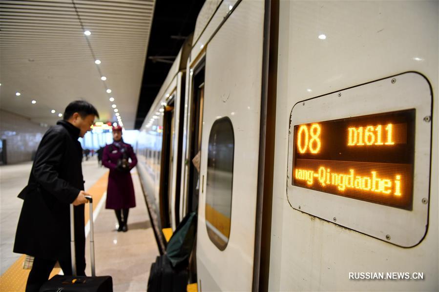 Открылось движение по скоростной железной дороге Шицзячжуан - Цзинань