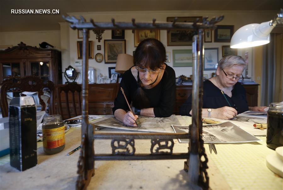 Курсы китайской каллиграфии и живописи в Бельгии