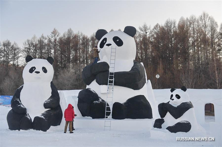 Фестиваль снежных скульптур в провинции Цзилинь