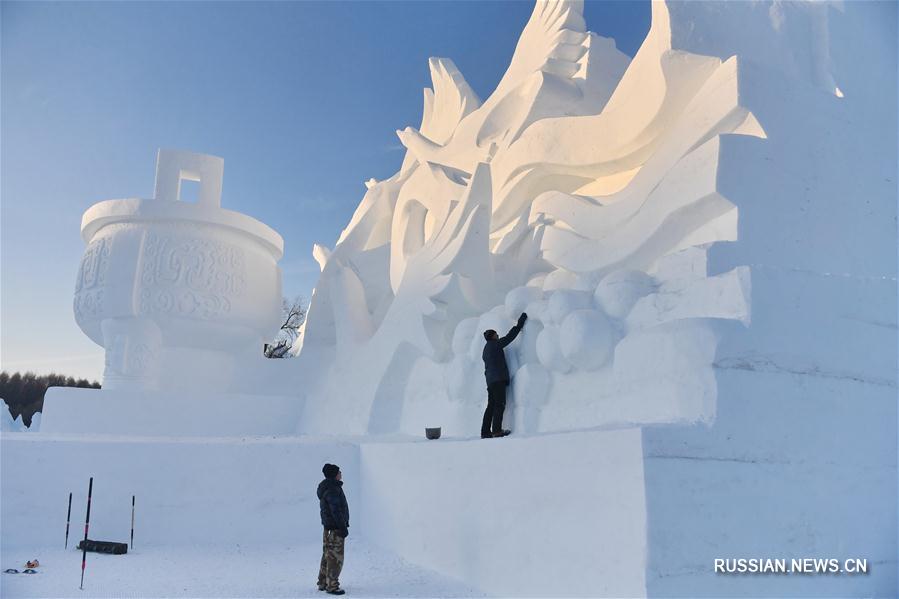Фестиваль снежных скульптур в провинции Цзилинь