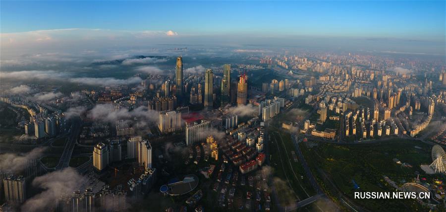 Китайские города с высоты птичьего полета