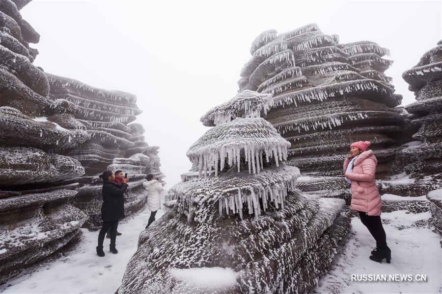 Китай под снегом в первый день "малых холодов"