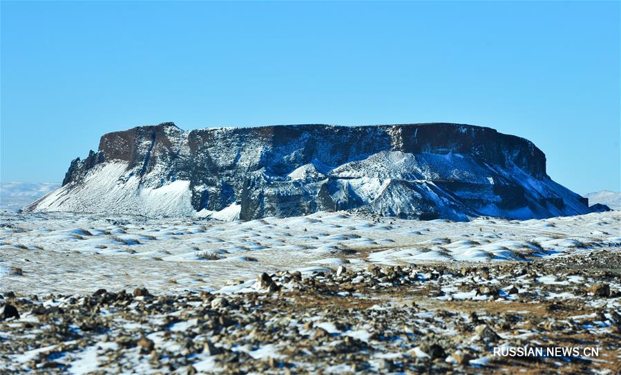 Внутренняя Монголия: вулканы и снег 