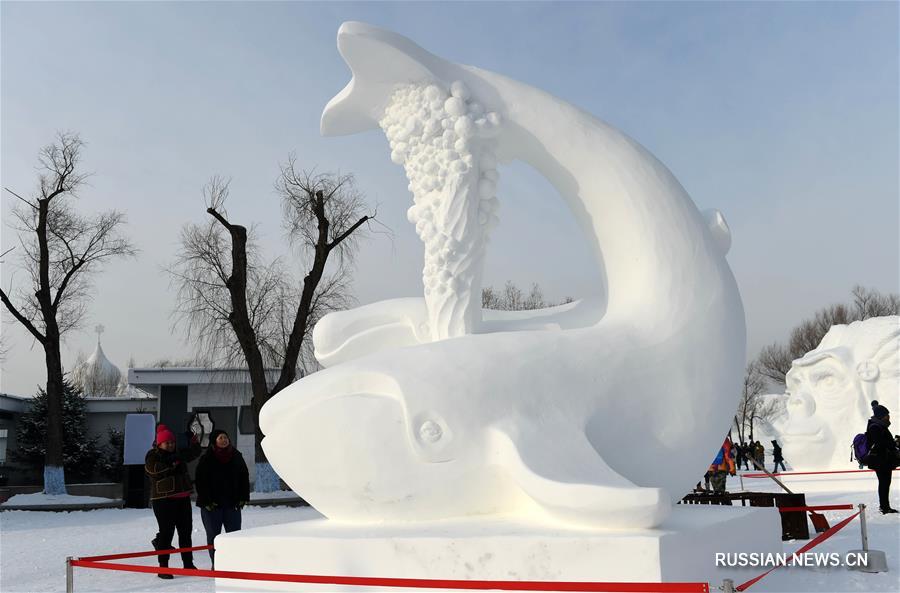 В Харбине завершился 23-й международный конкурс на лучшую снежную скульптуру