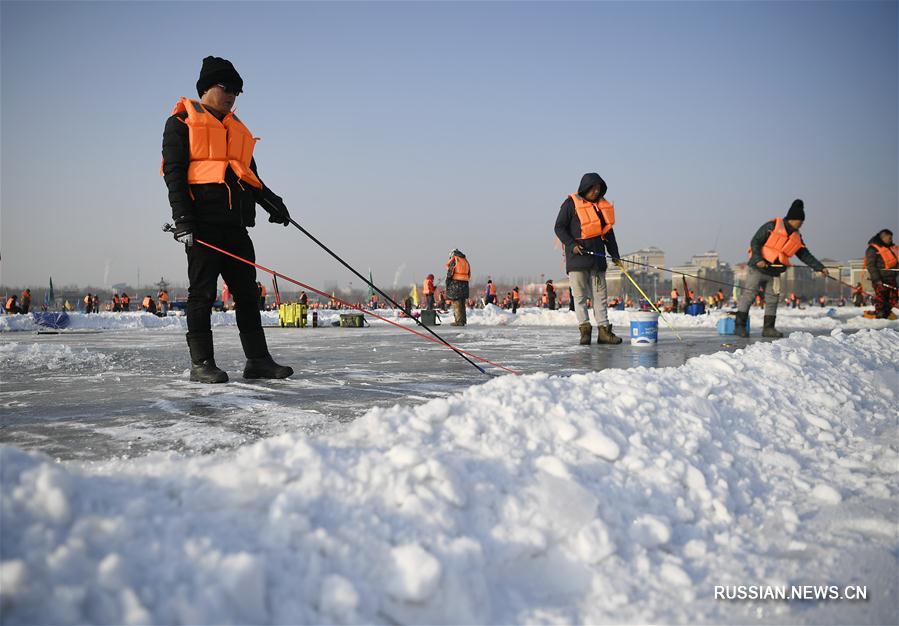 В Нинся открылось 6-е Всекитайское зимнее состязание по рыбной ловле в естественных  водоемах