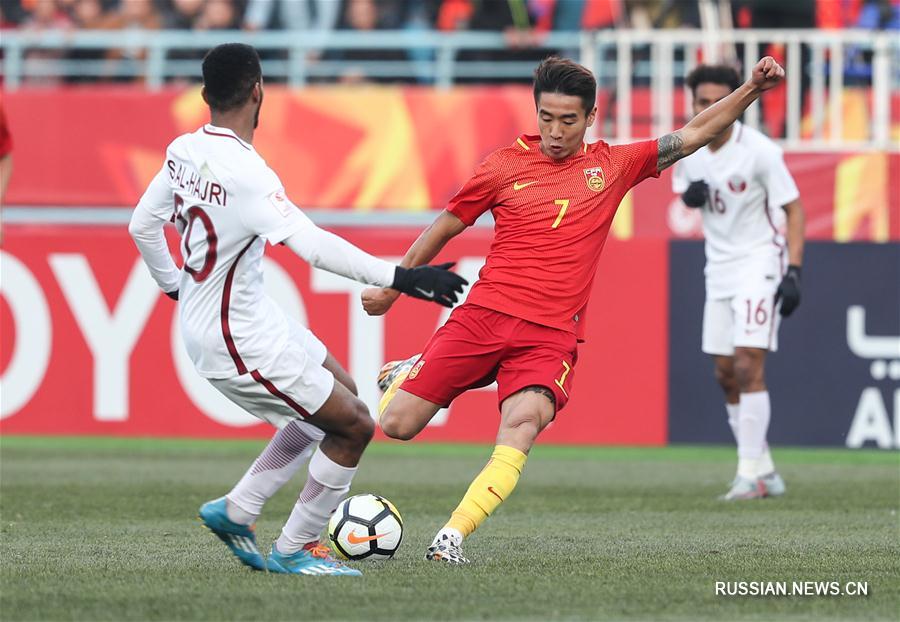 Молодежный чемпионат Азии U23: китайская сборная проиграла команде Катара