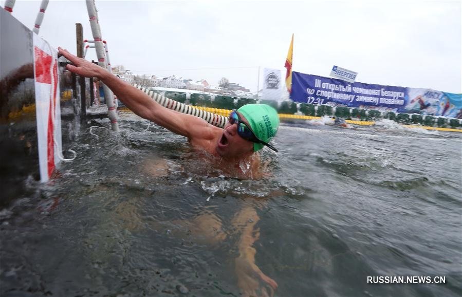В Минске стартовал 3-й открытый чемпионат Беларуси по спортивному зимнему плаванию