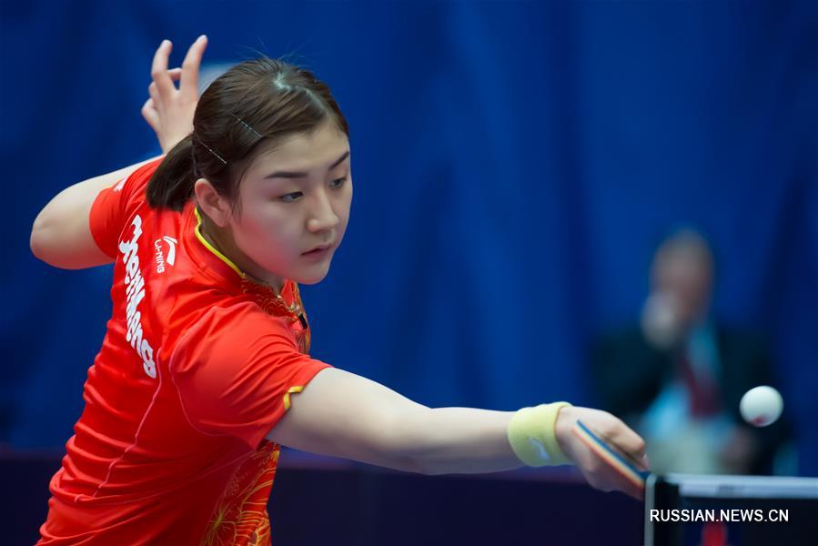 Четыре китаянки вошли в восьмерку сильнейших в женском одиночном разряде на открытом  чемпионате Венгрии по настольному теннису