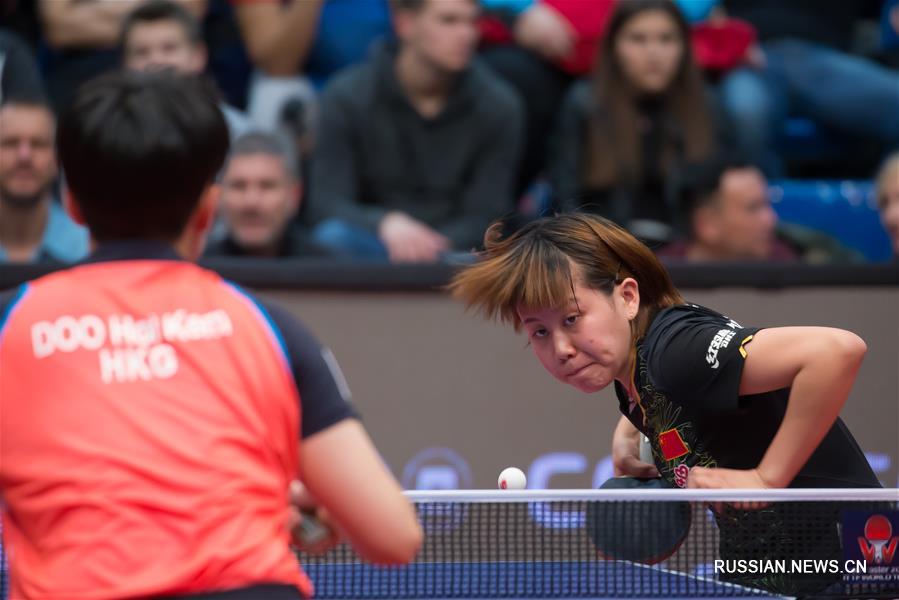Четыре китаянки вошли в восьмерку сильнейших в женском одиночном разряде на открытом  чемпионате Венгрии по настольному теннису