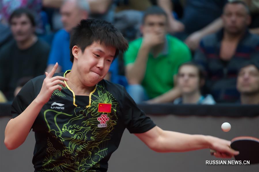 Три китайца вошли в восьмерку сильнейших в мужском одиночном разряде на открытом  чемпионате Венгрии по настольному теннису