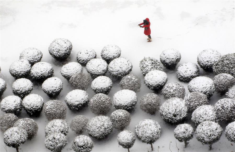 Снежные "грибы" в Яньтае