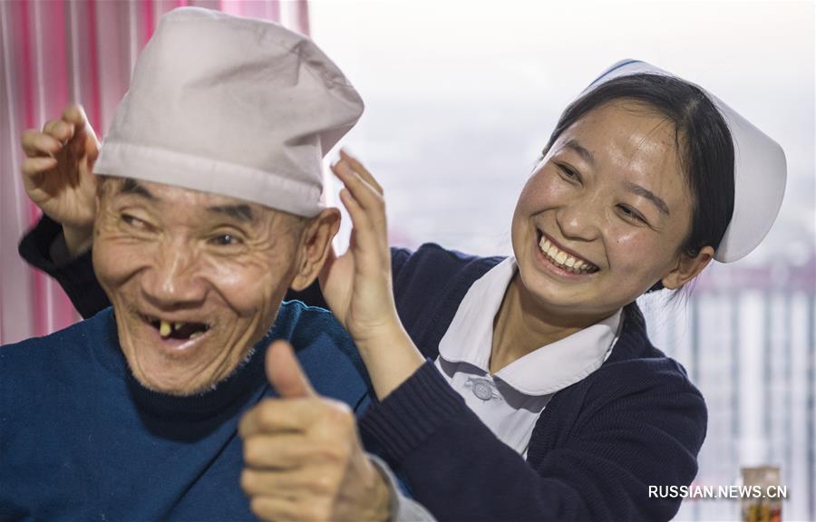 Дом престарелых в Юйлине дарит пожилым людям семейное тепло