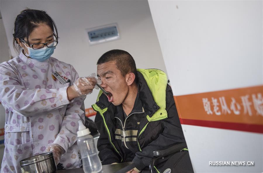 Дом престарелых в Юйлине дарит пожилым людям семейное тепло