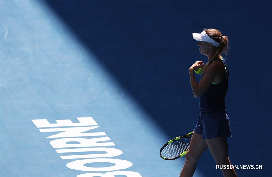 Теннис -- Открытый чемпионат Австралии: Каролина Возняцки вышла в финал 