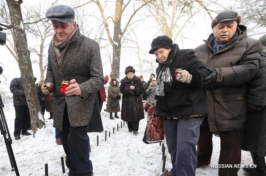 В белорусской деревне почтили память узников гетто и праведников мира