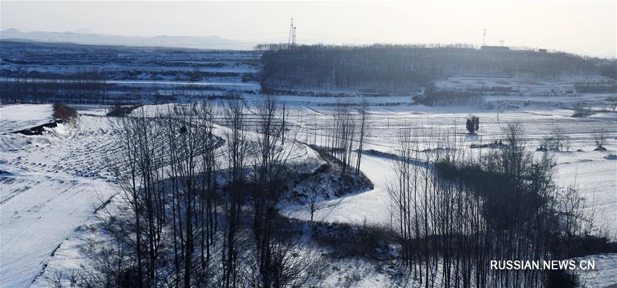 Зимние "картины тушью" на западе провинции Хэнань