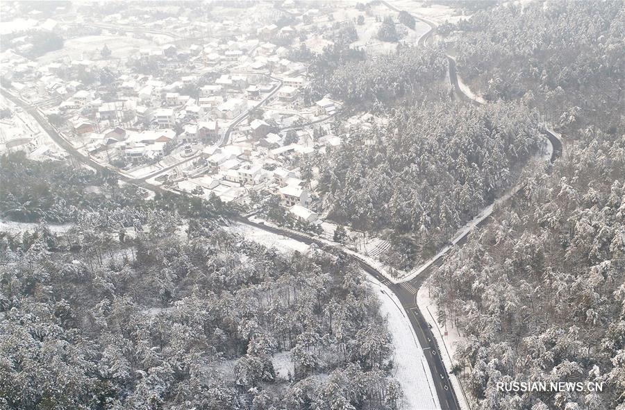 "Красивая деревня" под покровом снега