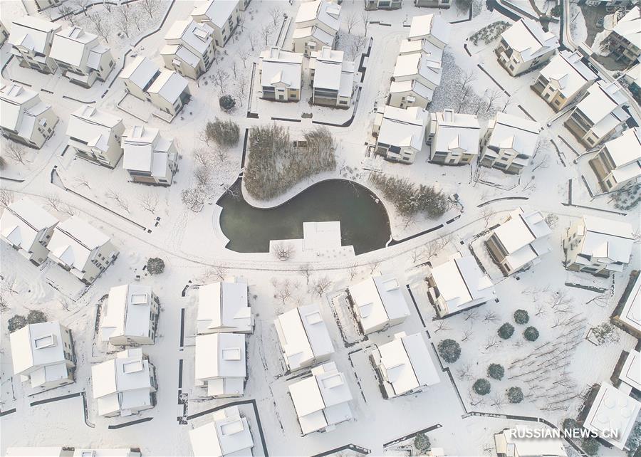 "Красивая деревня" под покровом снега
