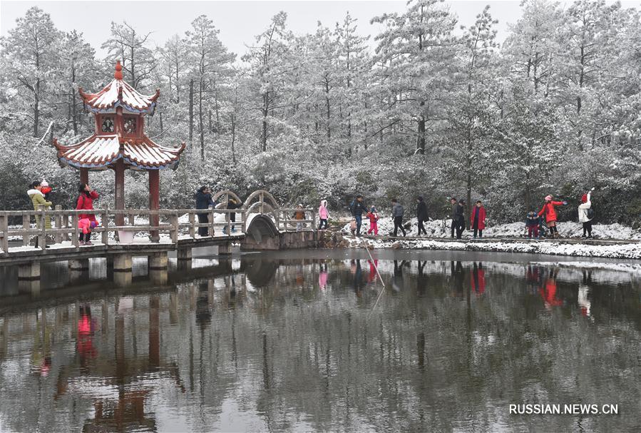 Снег в Фучжоу