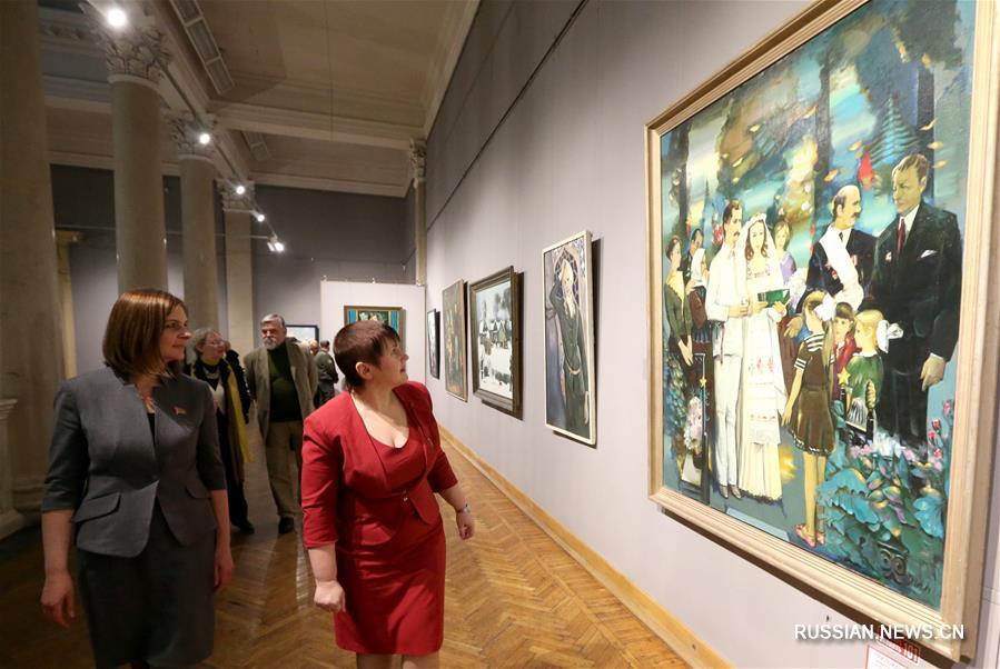 В Минске открылась юбилейная выставка народного художника Беларуси Л.Щемелева