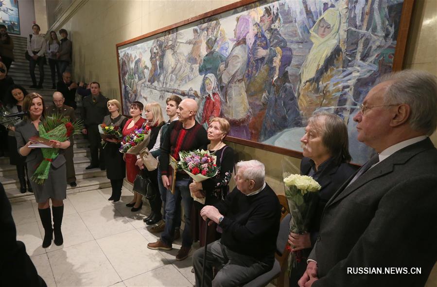 В Минске открылась юбилейная выставка народного художника Беларуси Л.Щемелева
