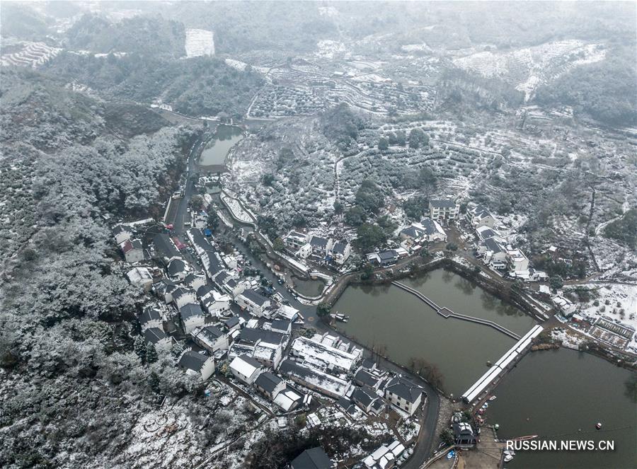 Зимние пейзажи района Саньцзянкоу