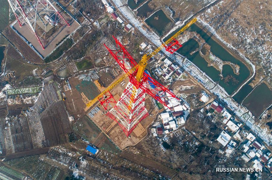 Строящаяся высоковольтная ЛЭП постоянного тока Чанцзи-Гуцюань станет самой мощной в мире