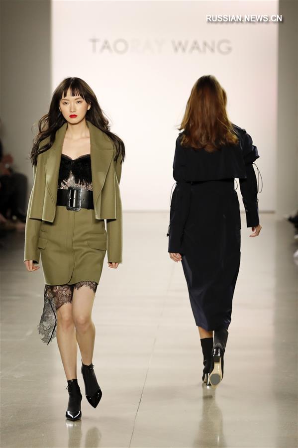 Известный китайский дизайнер представила свою коллекцию на Неделе высокой моды в  Нью-Йорке 